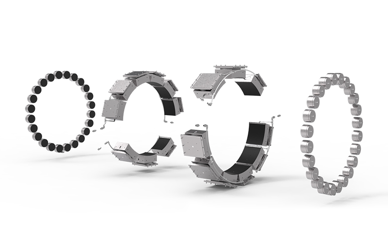 Main shaft sliding bearing