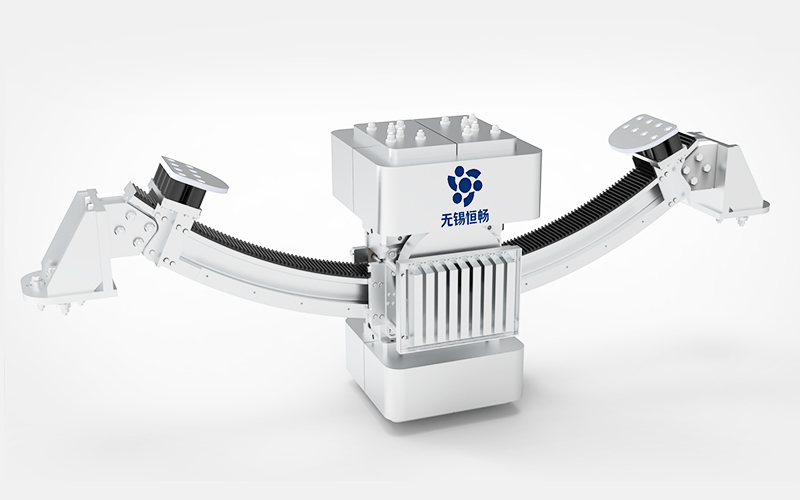 Arc track tuned mass damper